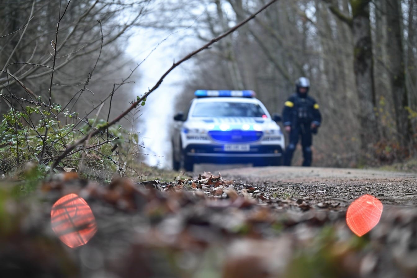 Illustration. Une opération de police.