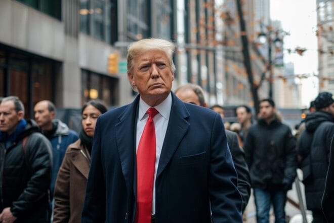 Illustration. L'ancien président Trump.