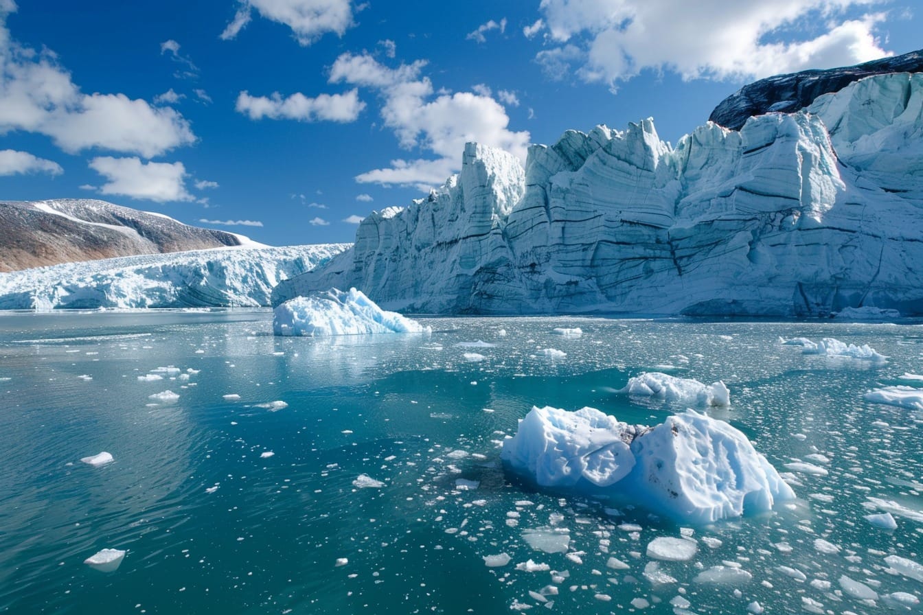 Illustration. La fonte des glaces, ici au Groenland.