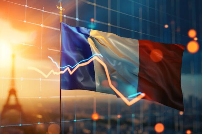 Illustration. Tendances économiques françaises.