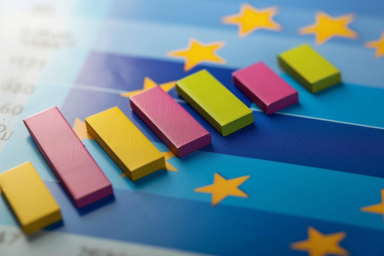 Illustration. Élections européennes et sondage.