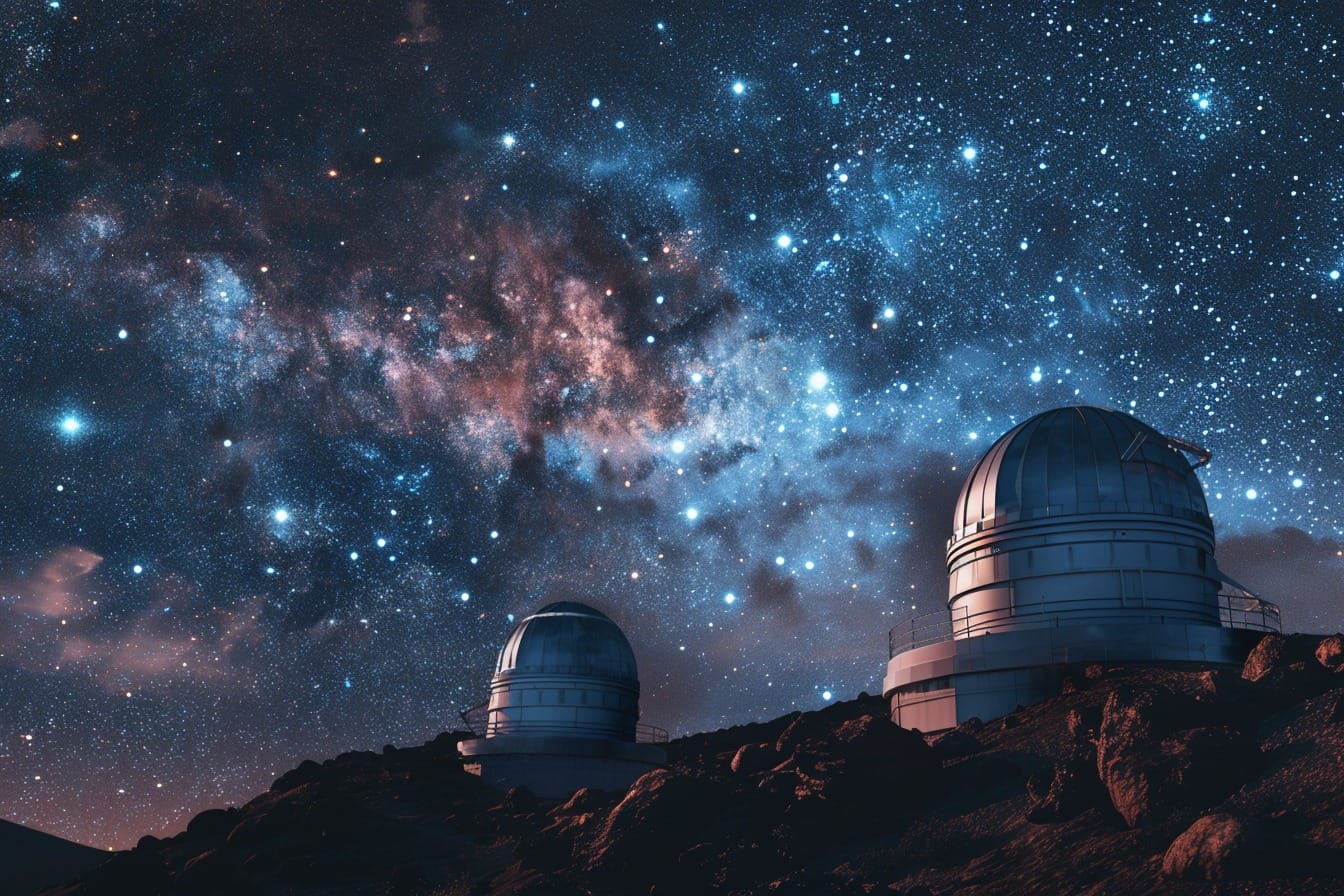 Illustration. L'observation de l'Univers.