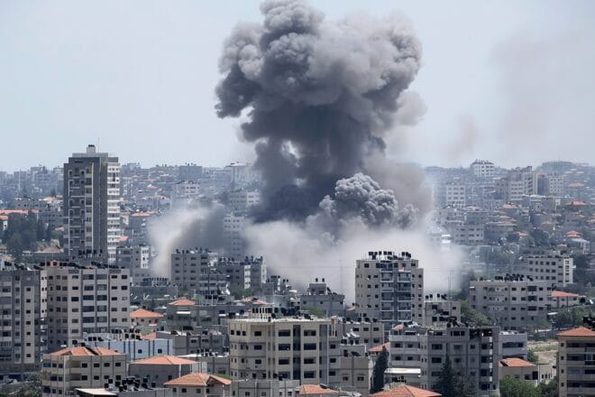 Illustration. Une frappe à Gaza.