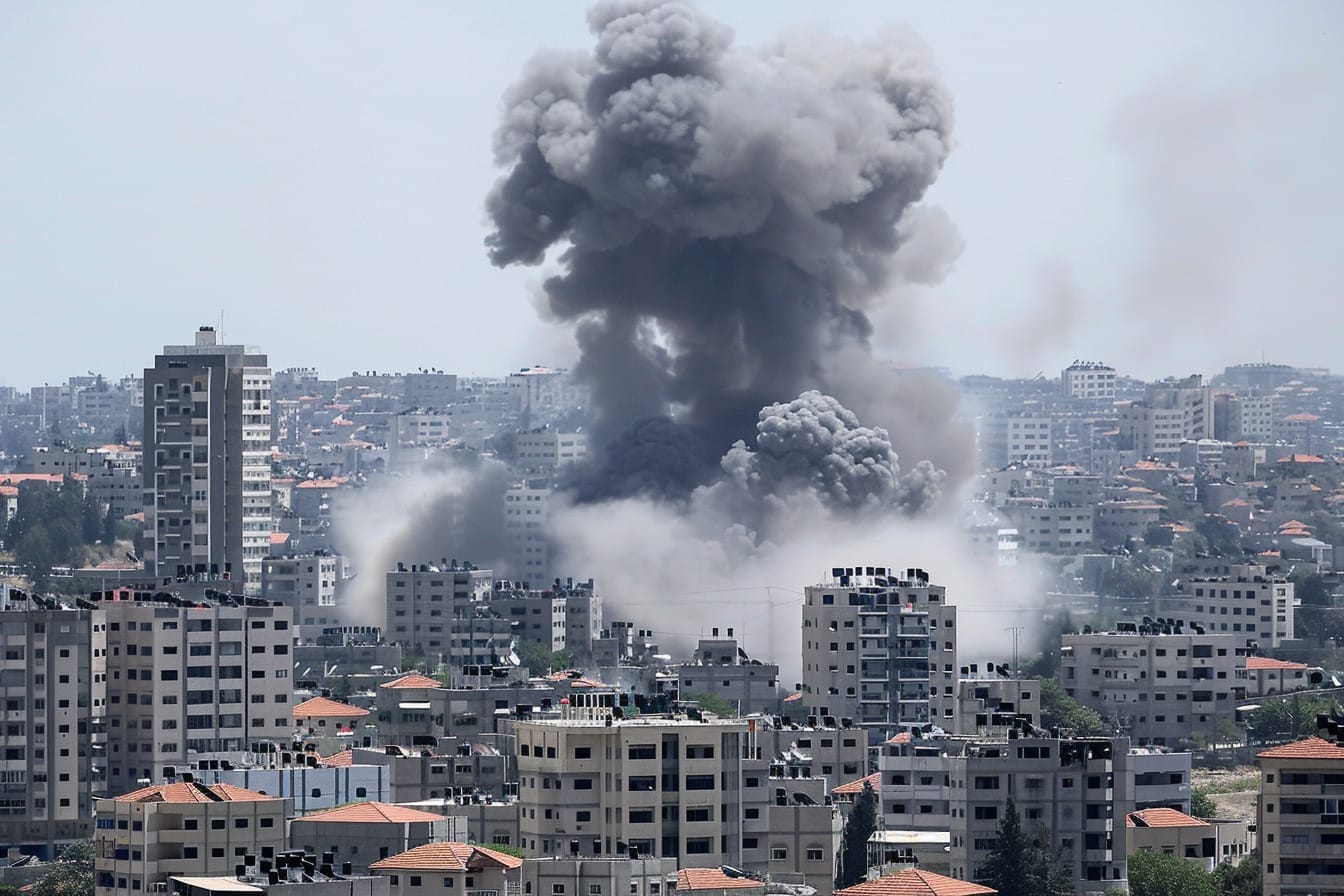 Illustration. Une frappe à Gaza.
