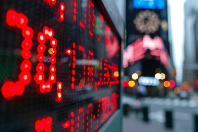 Illustration. Des indices boursiers.