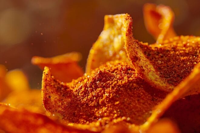 Illustration. Des chips très relevées.