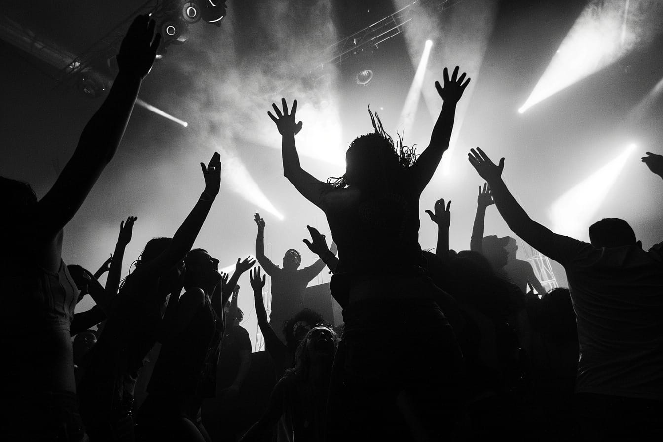 Illustration. Un festival de musique.