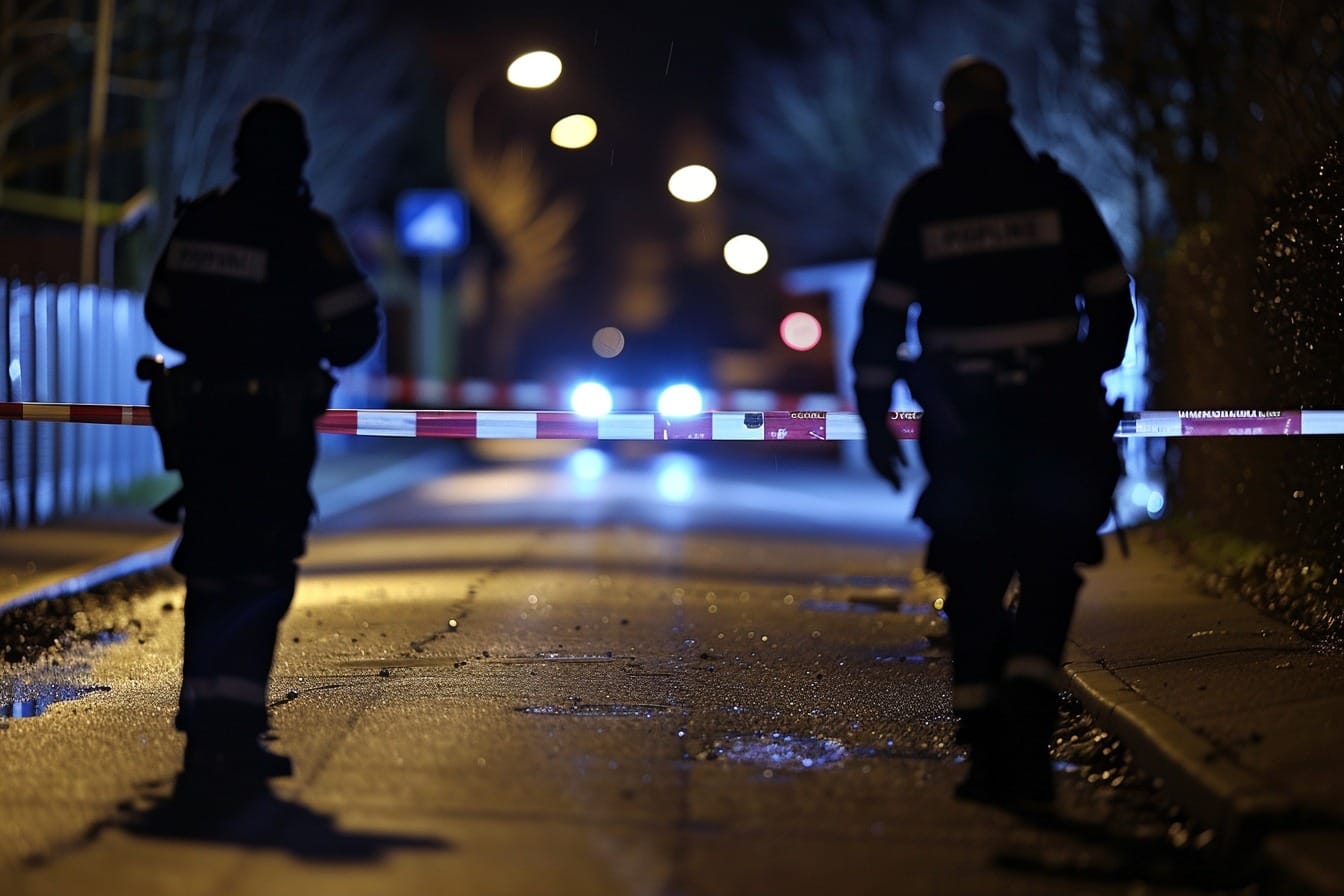 Illustration. Une zone sécurisée par la police.