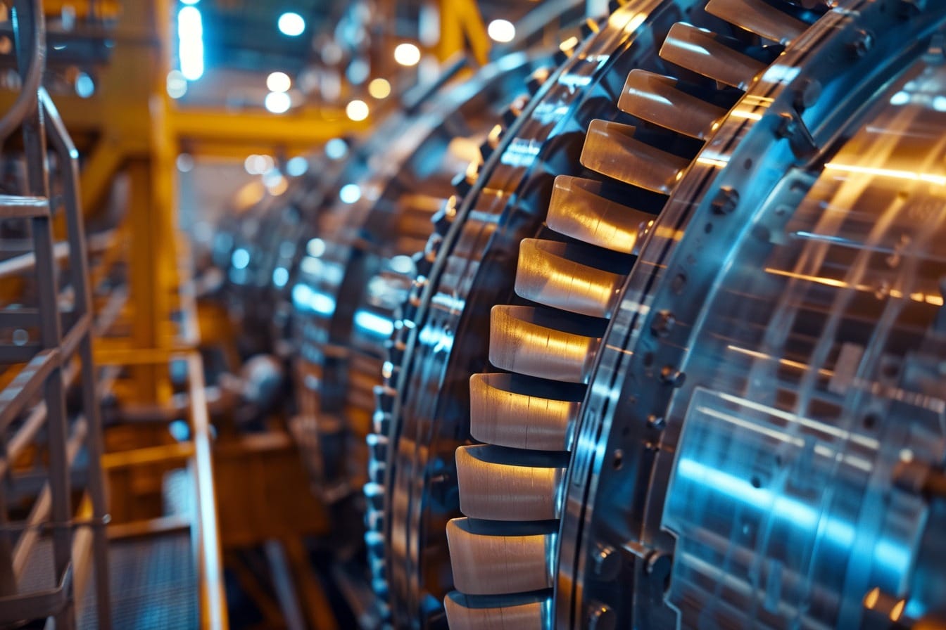 Illustration. Une turbine de centrale nucléaire.
