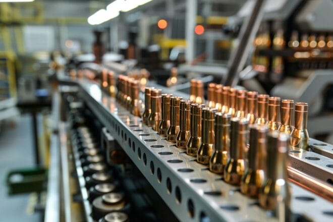 Illustration. La production de munitions.
