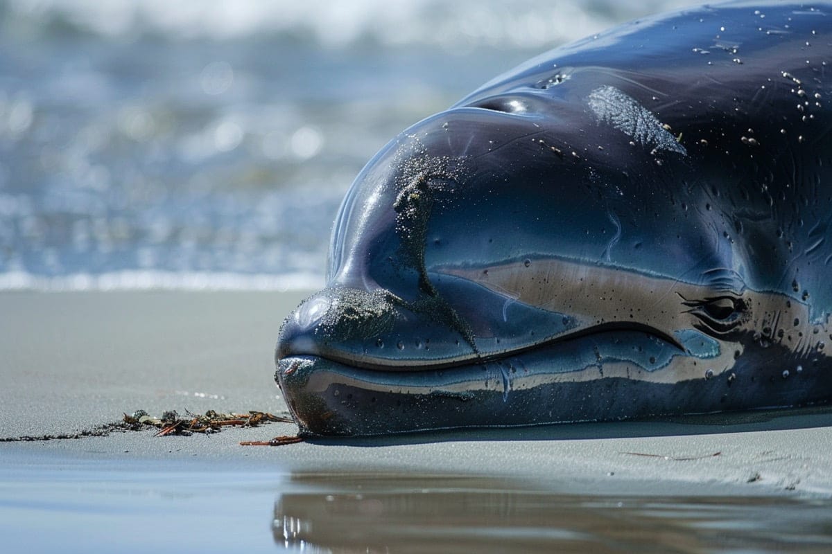 baleine à bec de travers