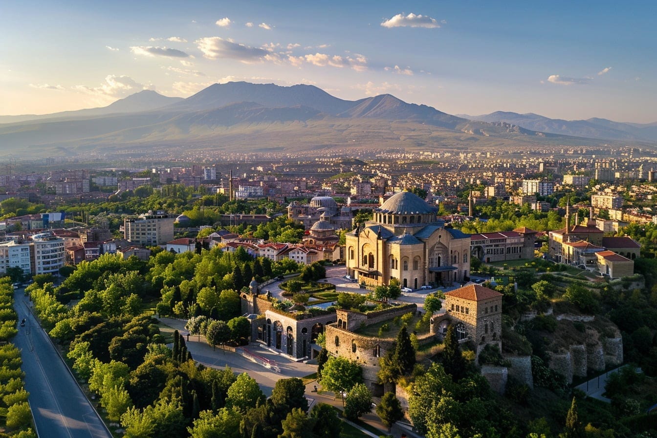 Illustration. Une vue de Kayseri, en Turquie.