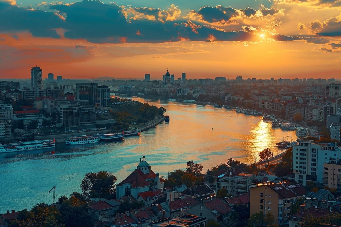 Image d'illustration. Belgrade, capitale serbe.