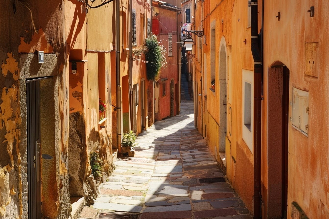 Illustration. Une ruelle paisible en Corse.