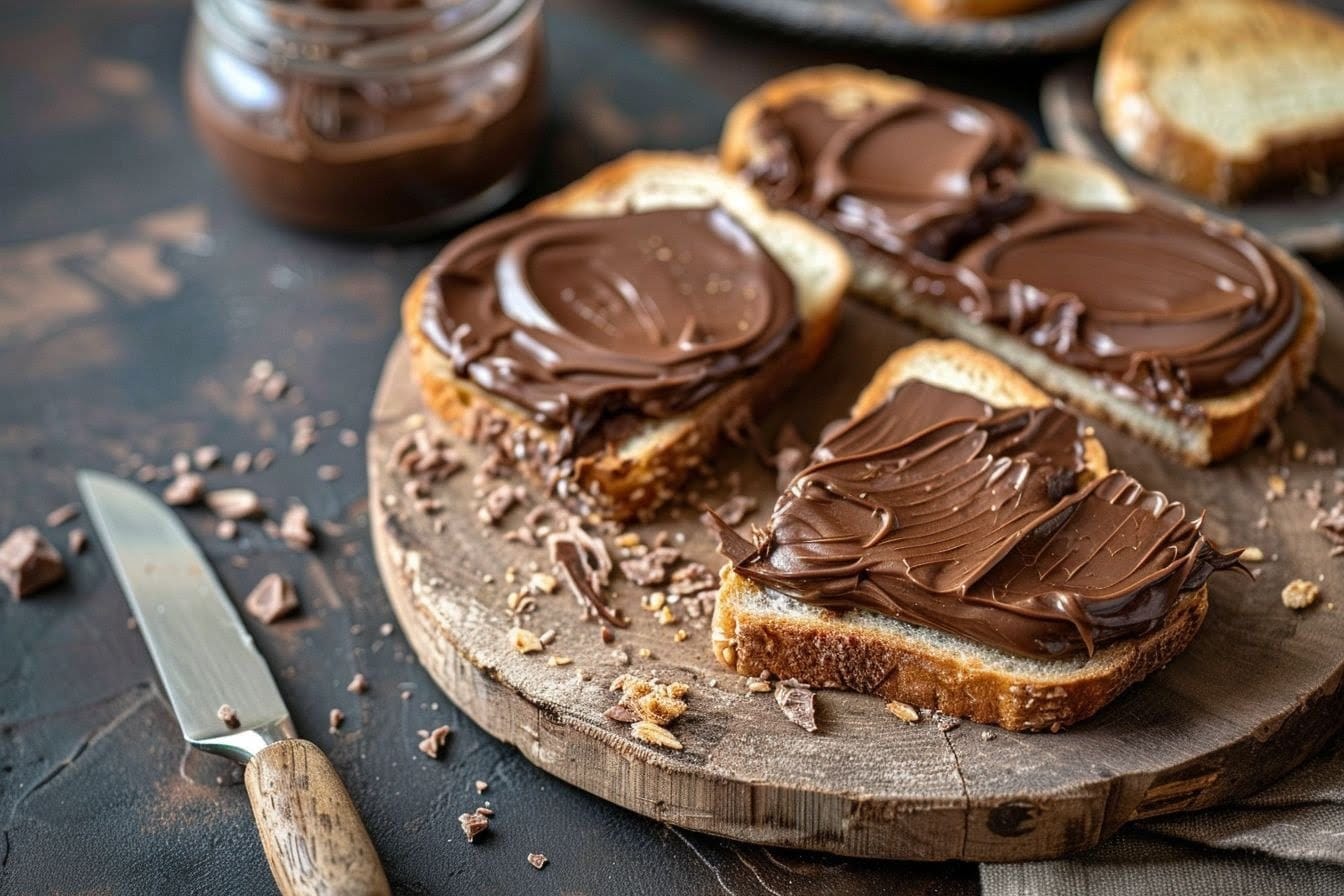 Image d'illustration. Une tartine d'une célèbre pâte.