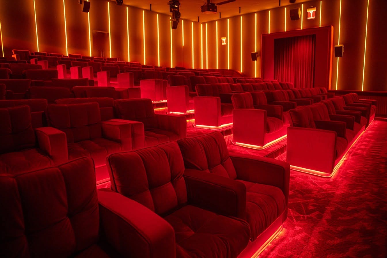 Image d'illustration. Salle de cinéma confort