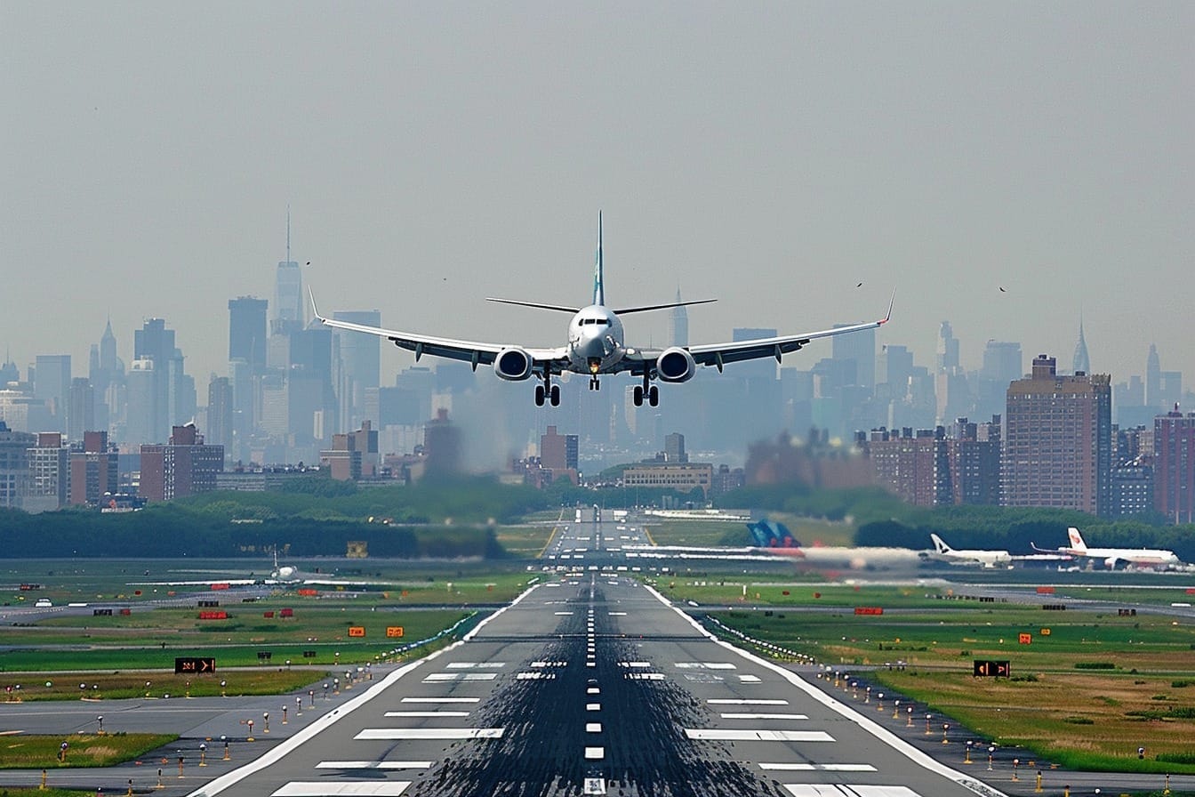 Image d'illustration. Avion atterrissage