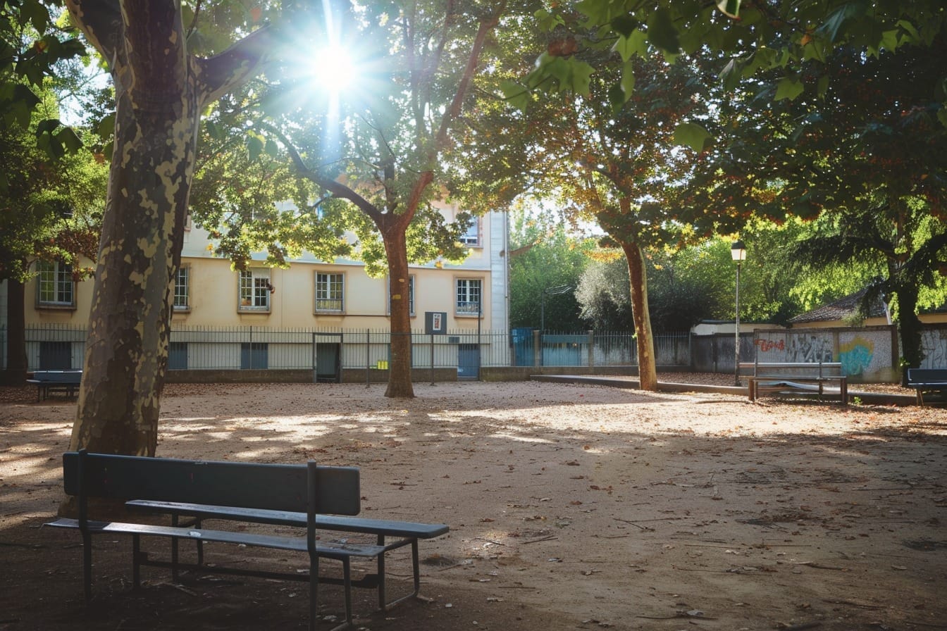 Image d'illustration. Cour d'école