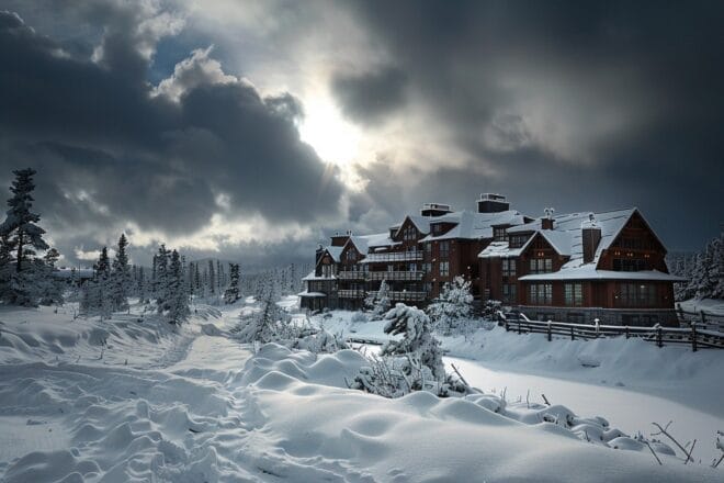 Image d'illustration. Un hôtel qui rappelle celui du film The Shining.