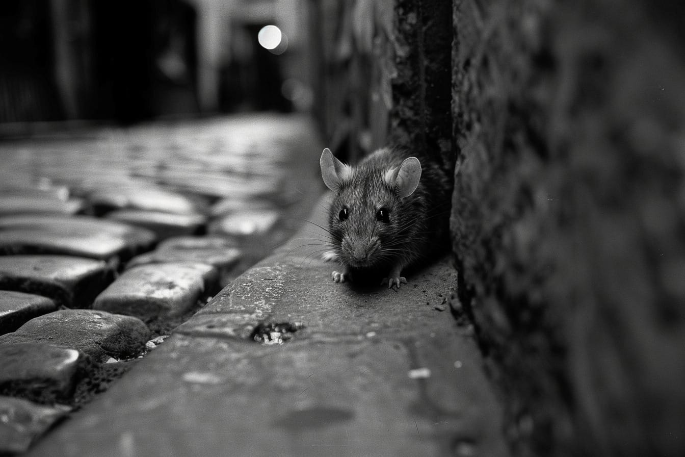 Image d'illustration. Un rat curieux.