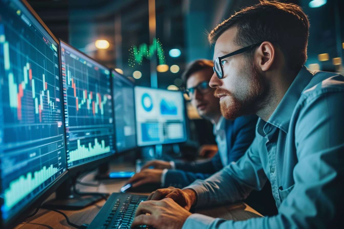Image d'illustration. Bourse traders