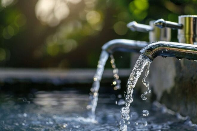 Image d'illustration. Eau robinets