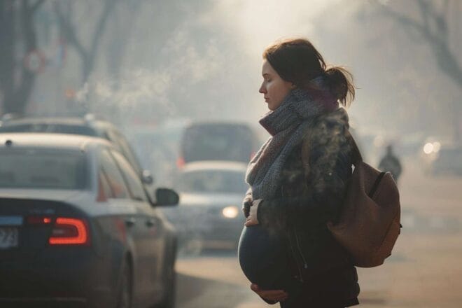 grossesse pollution