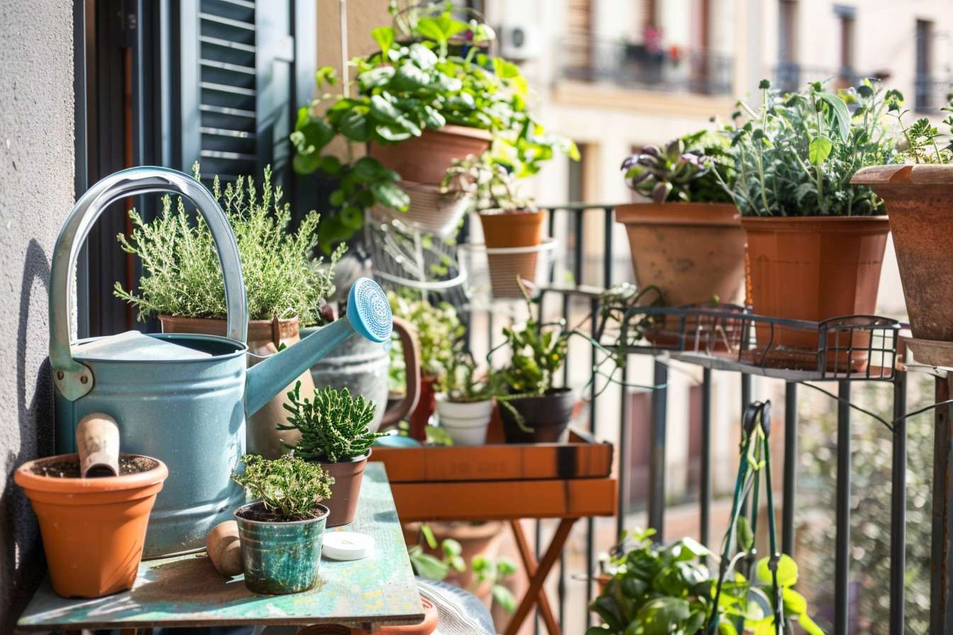 Image d'illustration. Jardinage balcon plantes