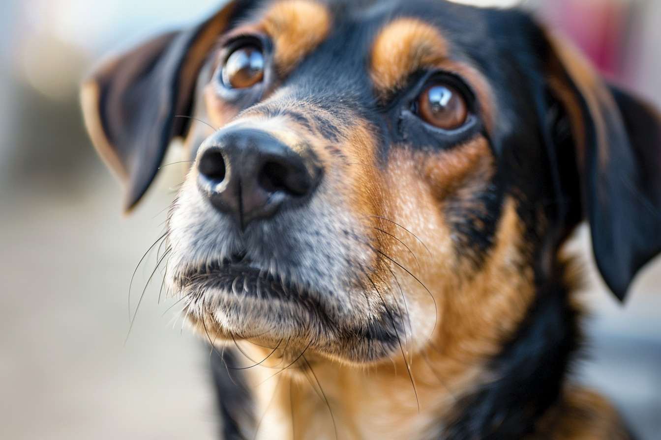 Chien regard