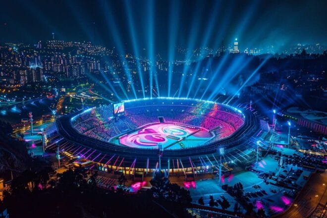 Image d'illustration. Spectacle au stade.