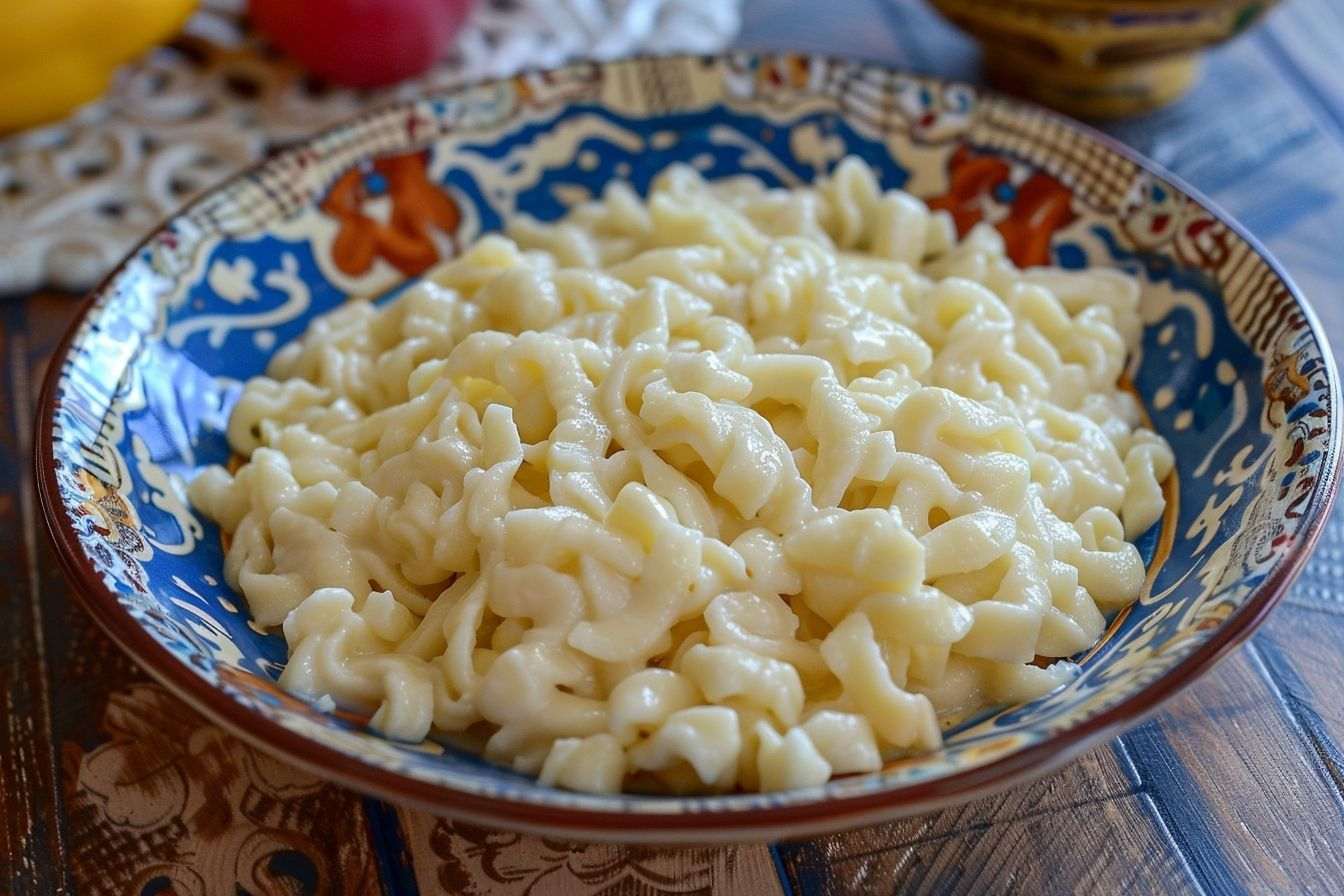 Image d'illustration. Spaetzle fraîchement préparés.