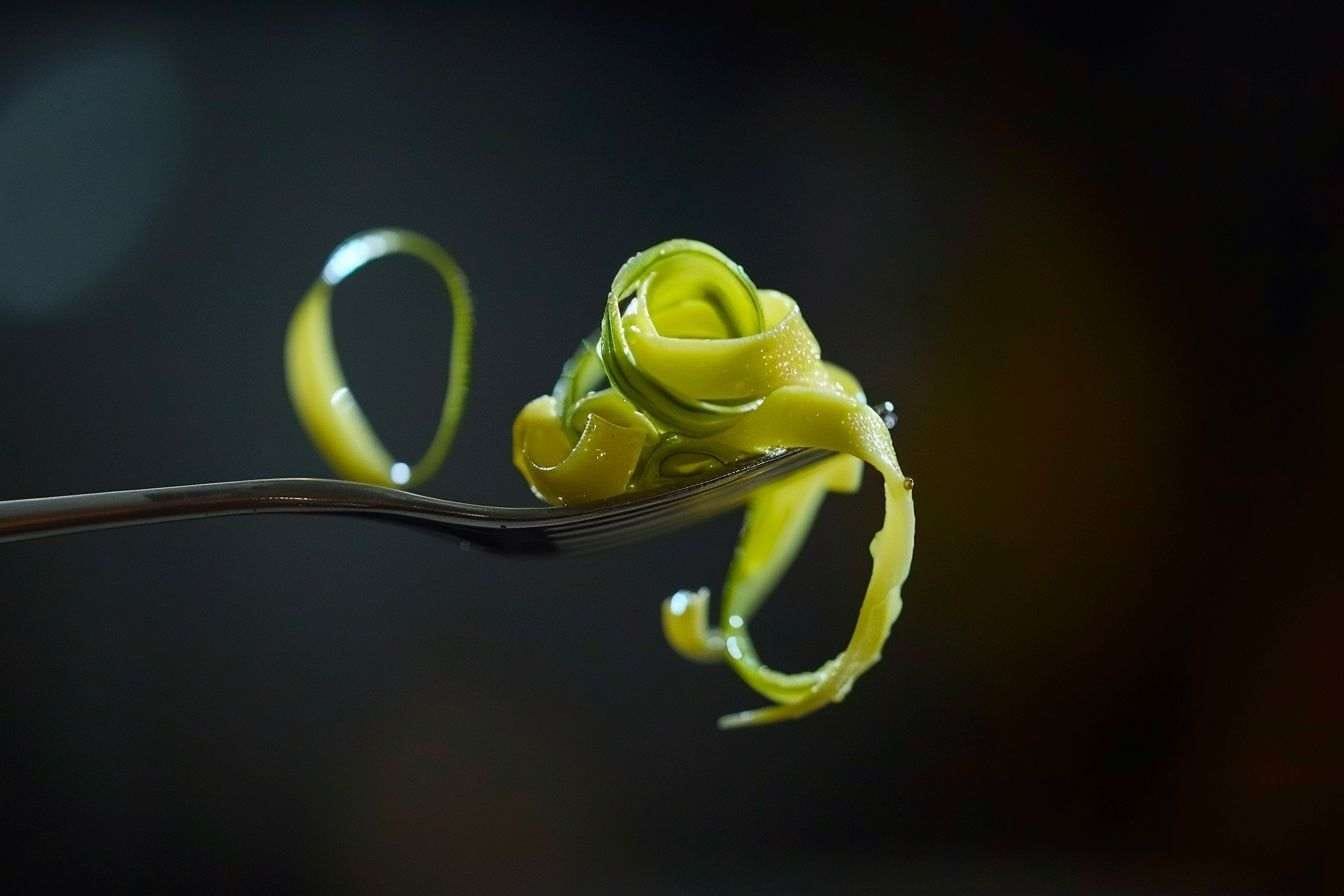 Image d'illustration. Tagliatelles à la crème de poireaux