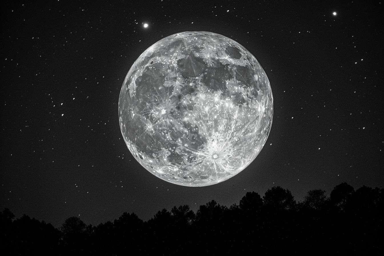 Image d'illustration. La Lune, en détails.