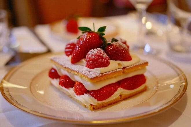 Image d'illustration. Délicieux fraisier