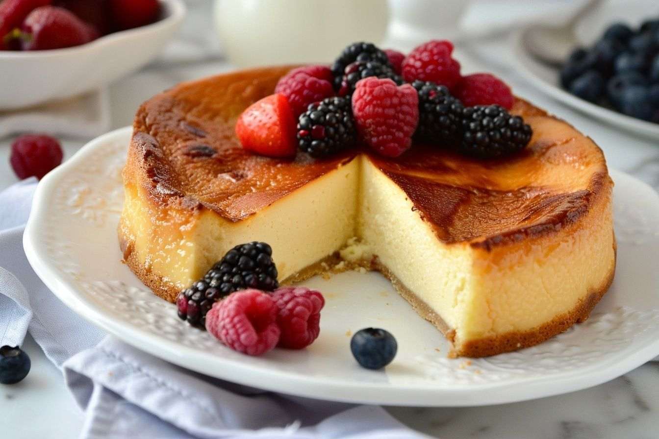 Image d'illustration. Flan pâtissier crémeux