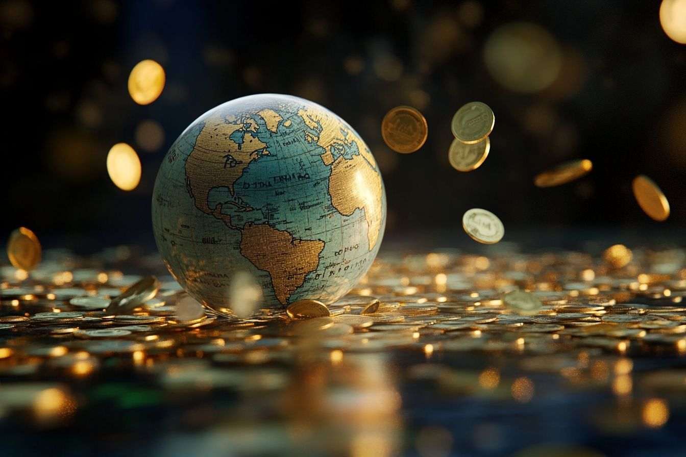 Image d'illustration. Monnaie et monde.
