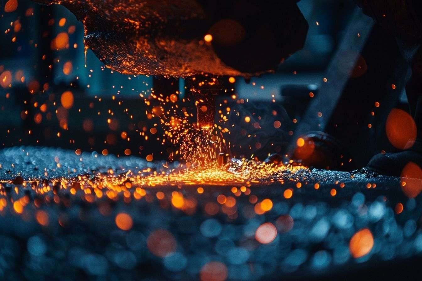 Image d'illustration. L'industrie de l'acier.