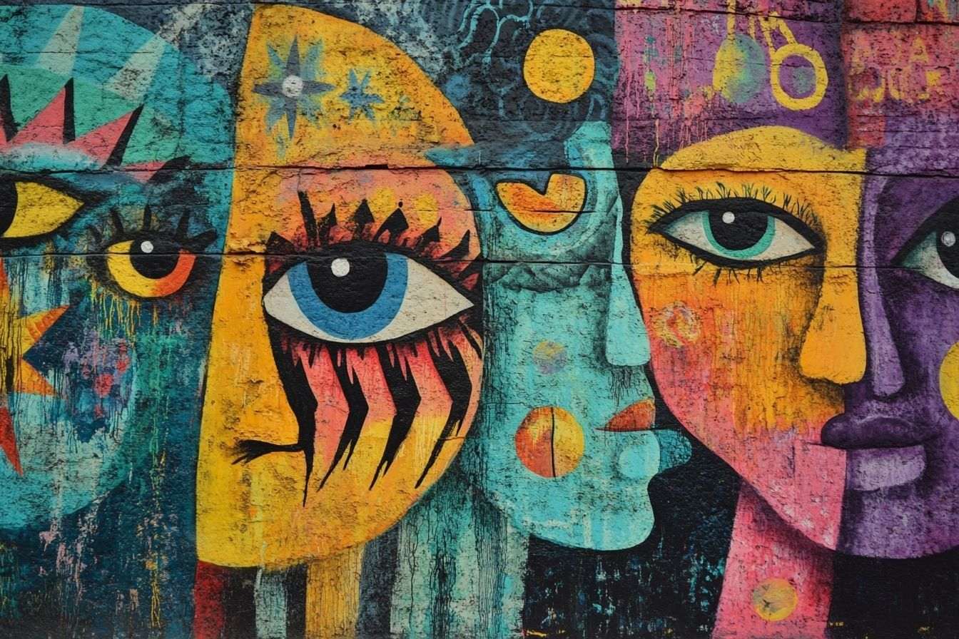 Image d'illustration. Fresque prônant la tolérance.