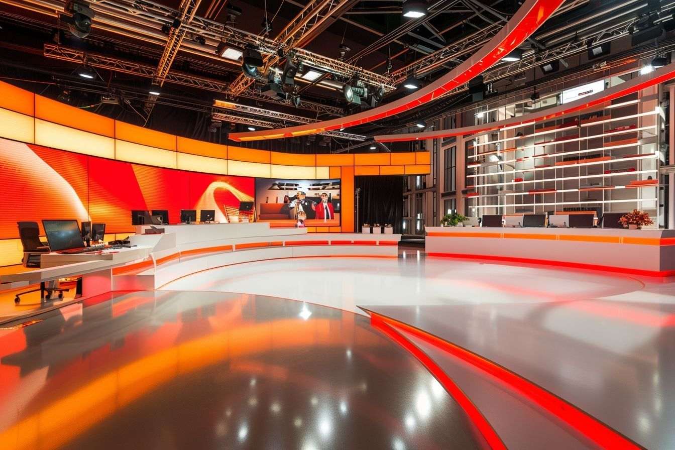 Image d'illustration. Studio de télévision