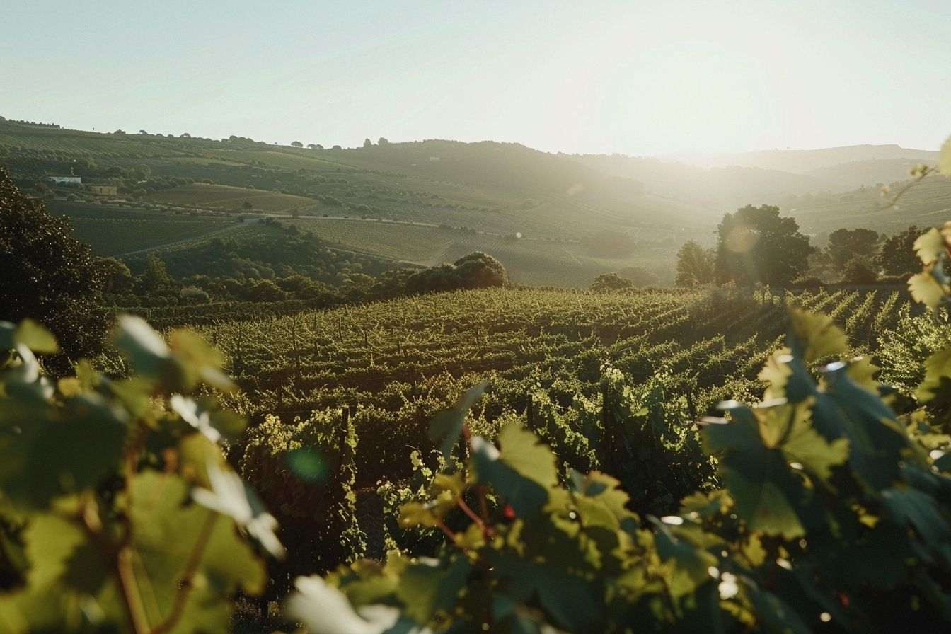 Image d'illustration. Vignobles au soleil.
