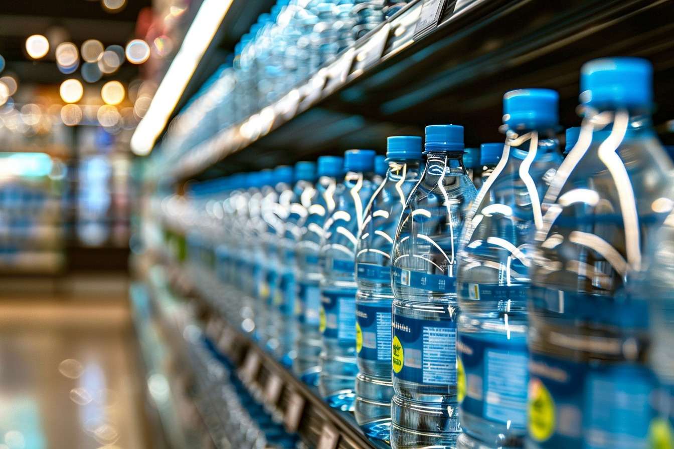 eau minerale bouteille plastique