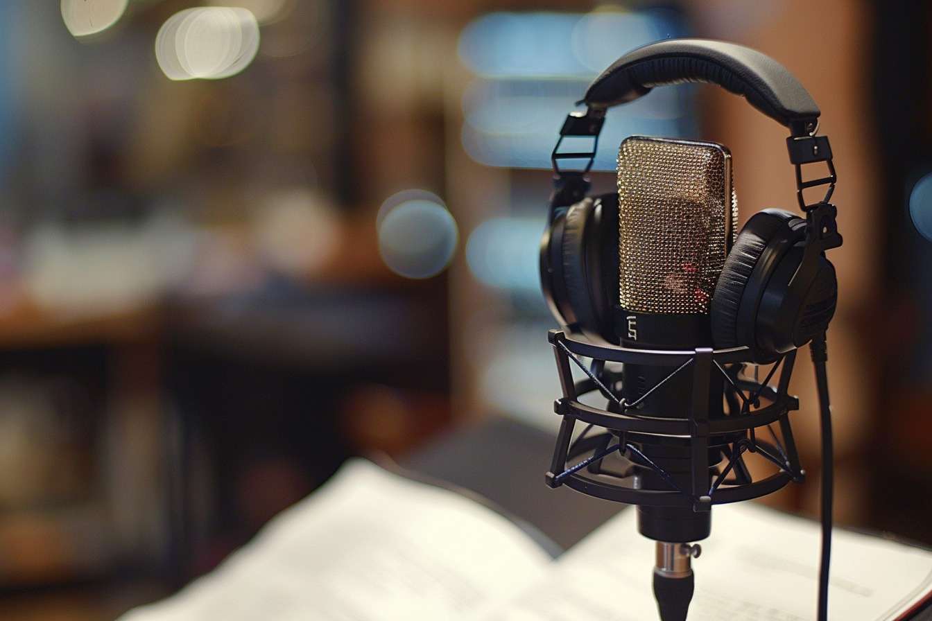 Image d'illustration. Micro casque radio