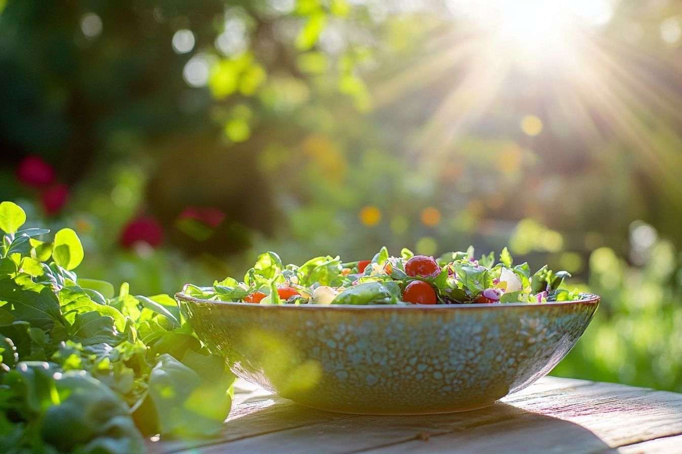 Image d'illustration. Salade d été fraîche
