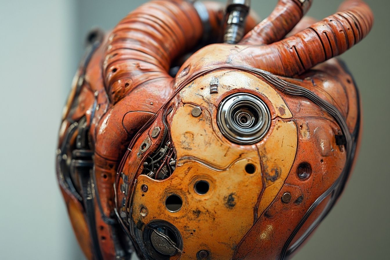 Image d'illustration. Vue détaillée du cœur artificiel