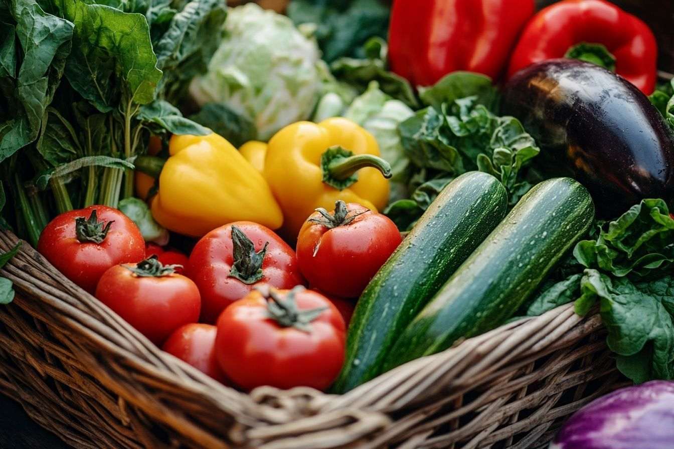 Image d'illustration. Gros plan de légumes frais
