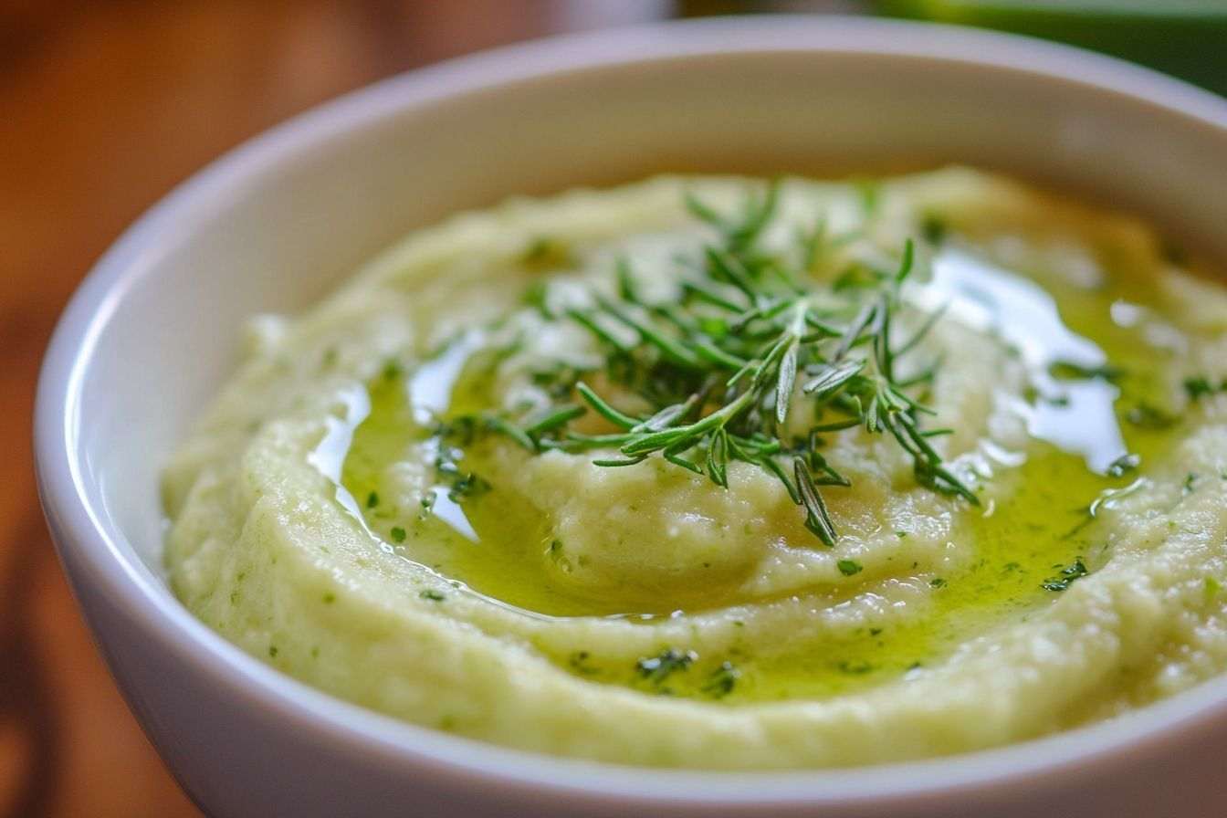 Image d'illustration. Velouté de courgettes crémeux
