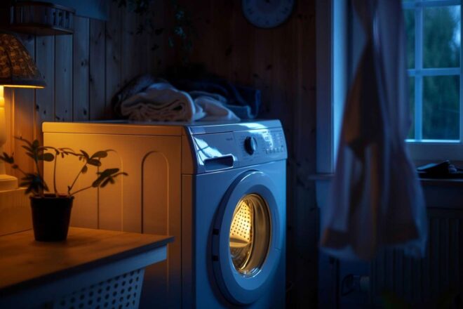 Machine à laver nuit
