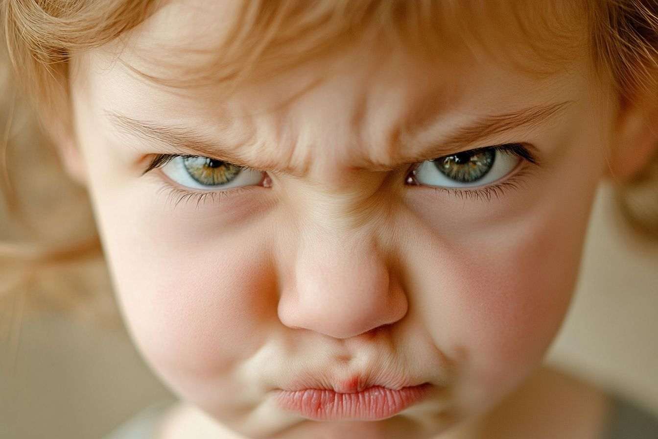 Portrait d un enfant aux yeux expressifs