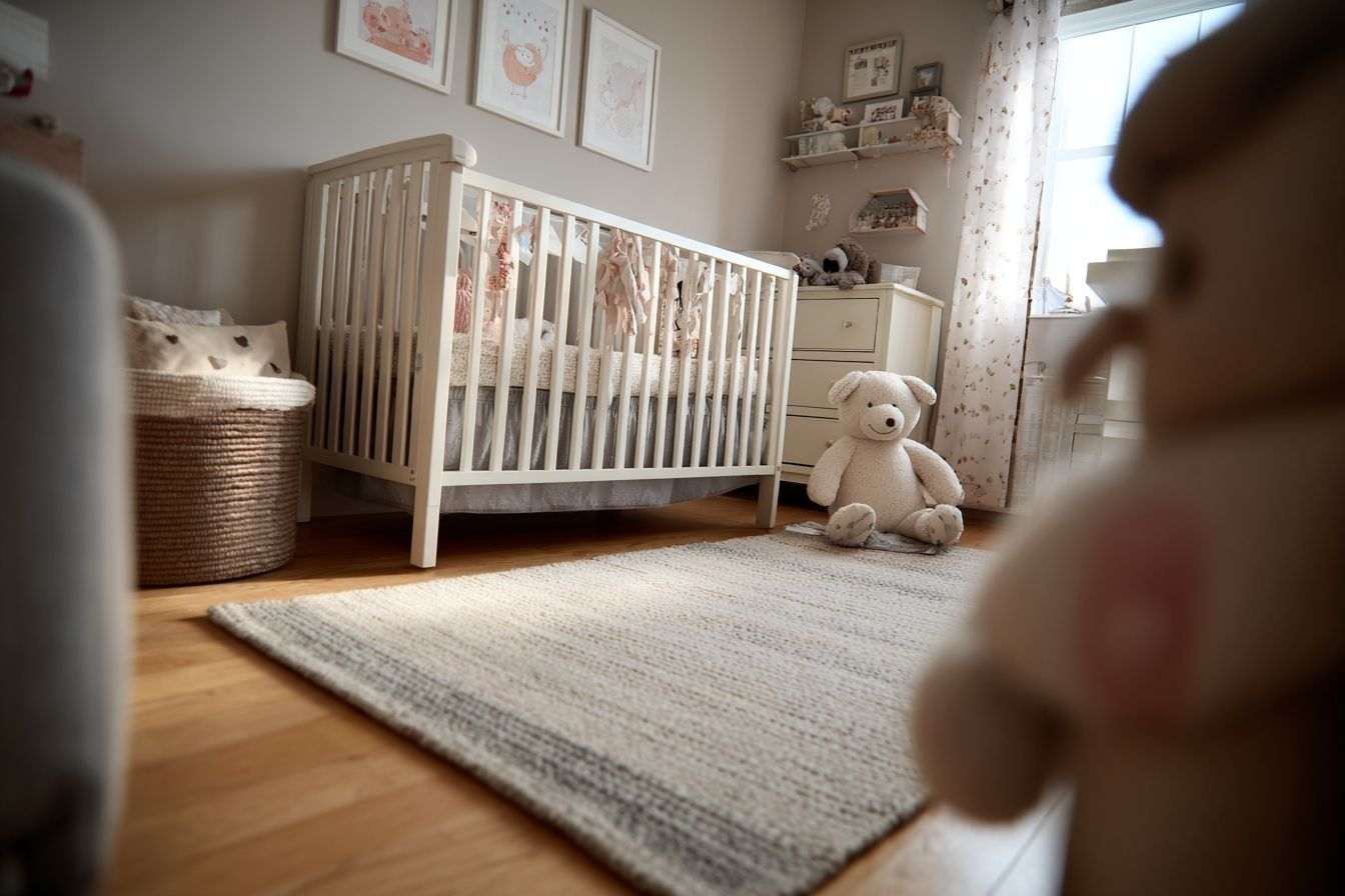 Installation de chambre de bébé confortable