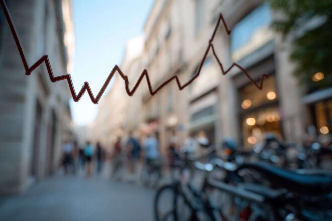 Graphique de l augmentation des taux d inflation
